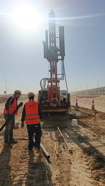 جسات ميكانيكية في الموقع